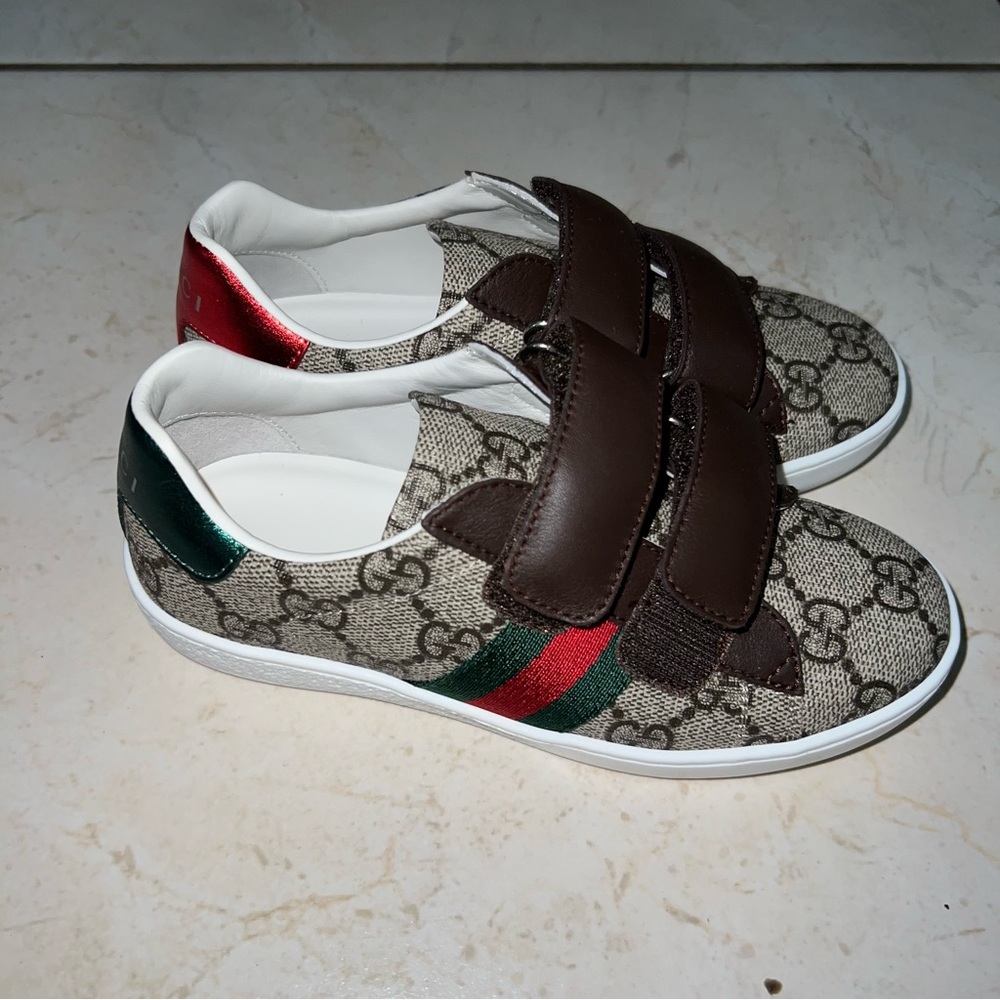 Authentic Kids GUCCI Ace Sneaker (EUR Size 29)